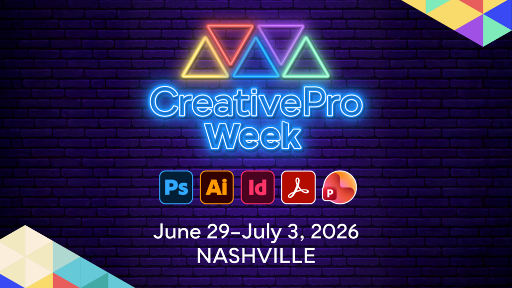 CreativePro Week 2026 Agenda Announced
