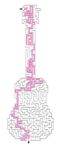 Guitar Maze Answer