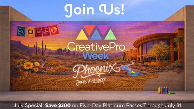 CreativePro Week 2027, June 7–11 in Phoenix, AZ and Online