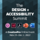 The Design + Accessibility Summit 2022